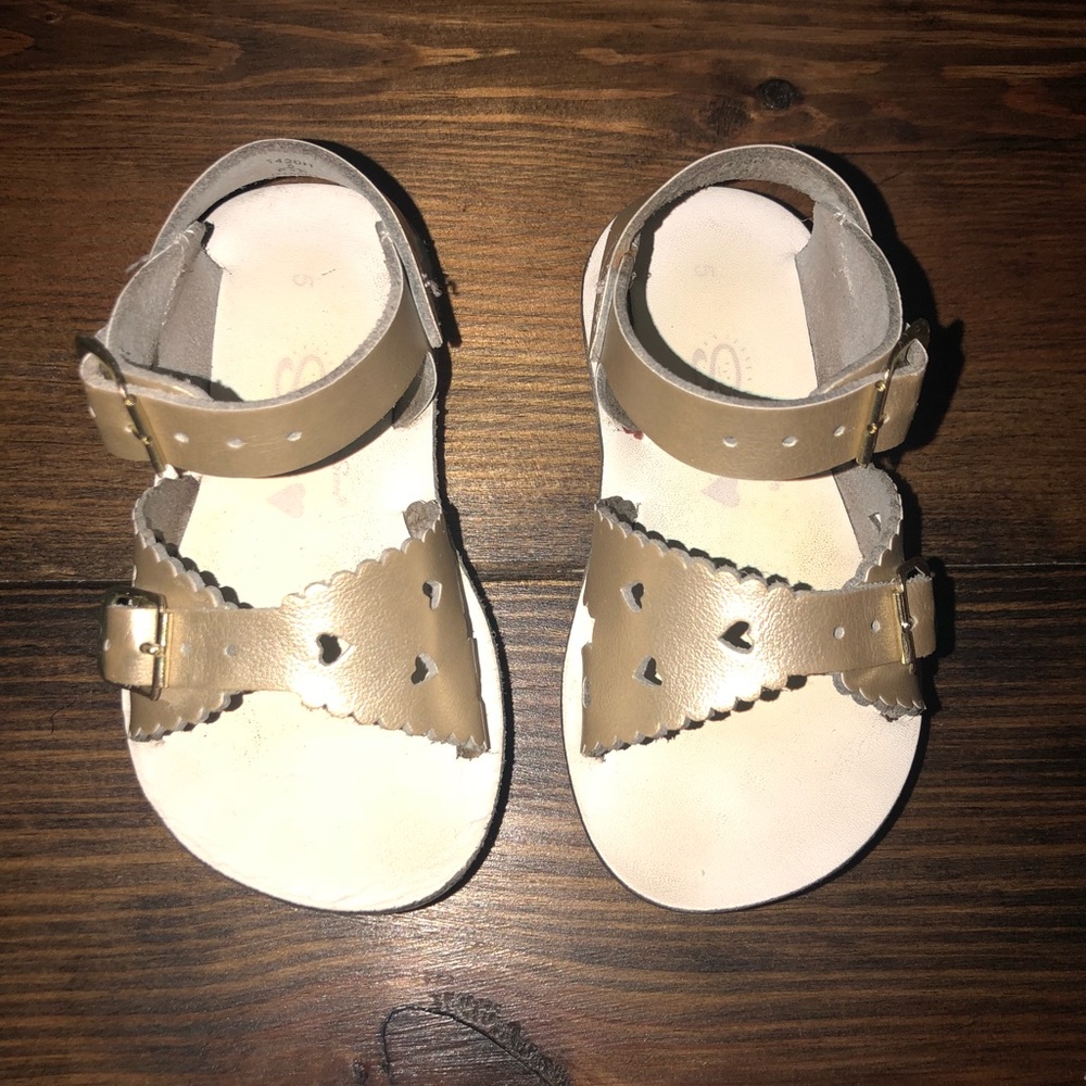 Gold Saltwater Sandals